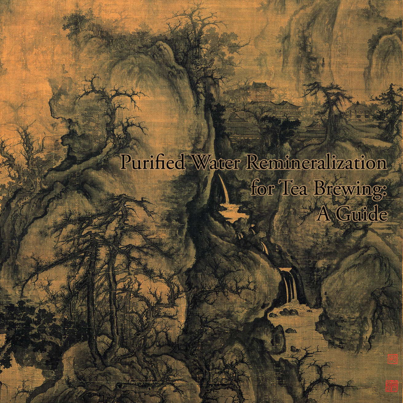 Purified Water Remineralization for Tea Brewing